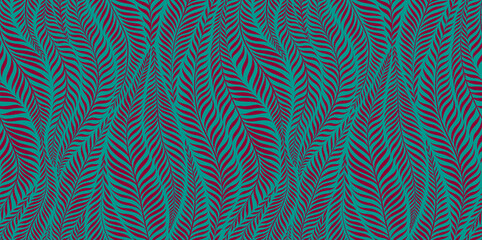 Luxury seamless pattern with palm leaves. Modern stylish floral background.