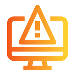 Computer Error gradient icon