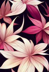 intricate floral pattern photorealistic highly detail Generative AI Content by Midjourney