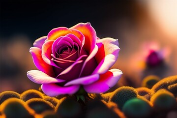 close up of a beautiful rose