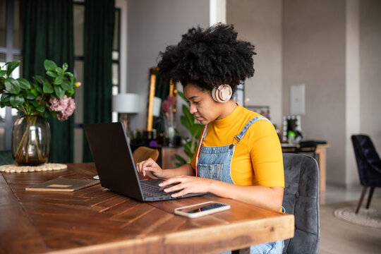 Working With Laptop From Home 