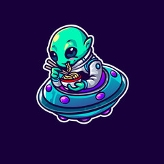 Alien Mascot for Gaming or Sport team