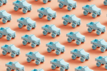 Off road jeeps pattern design pattern.