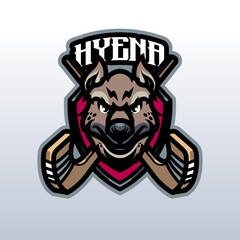 Hyena Mascot Logo for Hockey Team