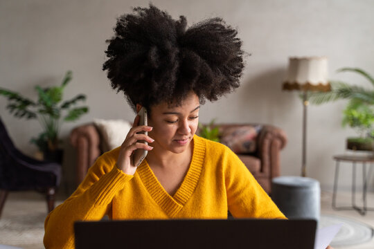 Woman Using Technologies
