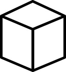 Box - Line Vector Icon illustration on white background..eps