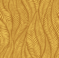 Luxury seamless pattern with palm leaves. Modern stylish floral background.