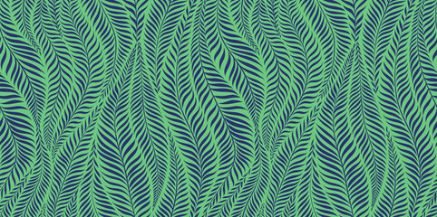 Luxury seamless pattern with palm leaves. Modern stylish floral background.