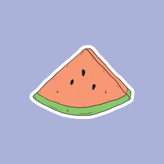 triangular cut watermelon