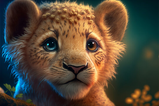 Baby Lion" Images – Browse 2,026 Stock Photos, Vectors, and Video | Adobe  Stock