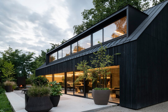 planters on terrace