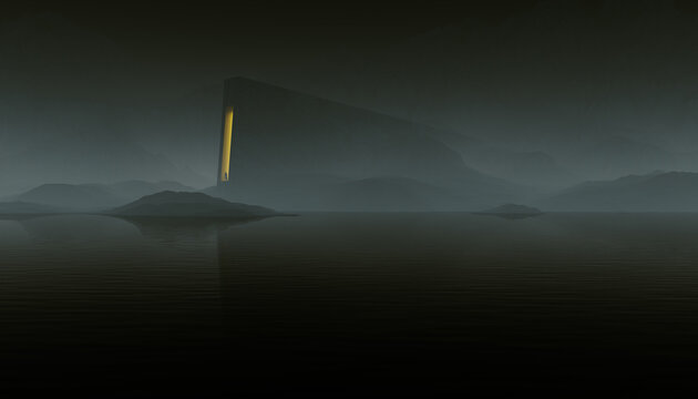 Futuristic Installation Structure