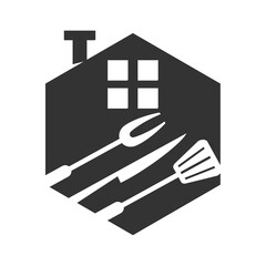 Home Kitchen Logo template Icon Illustration Brand Identity.Isolated and flat illustration. Vector graphic