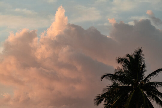 Cloudy day in the Maldives
