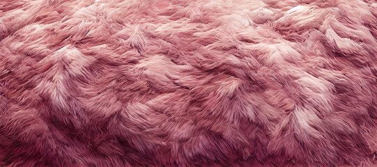Fototapeta premium pink color fleece texture background with Generative AI Technology