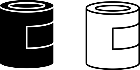  tin can icon vector illustration trendy style illustration on white background..eps
