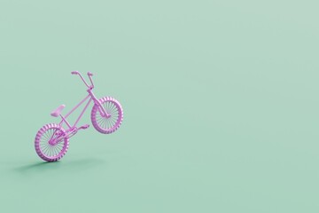 Bicycle 3d illustration. 