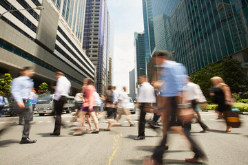 Motion blur pedestrians