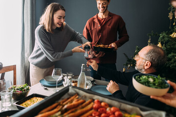 Christmas Lunch with Family and Friends 