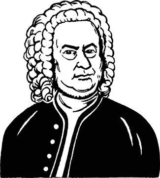 ヨハン・ゼバスティアン・バッハの肖像　Johann Sebastian Bach