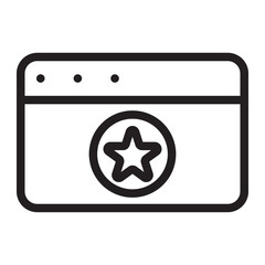 Rating glyph icon