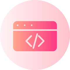 coding gradient icon