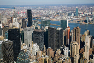 Mid-town Manhattan from Empire State Building