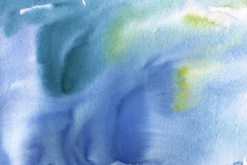 Watercolor abstract painting