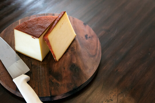 Applewood Smoked Cheddar Cheese On Board