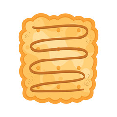 delicious cookie with arequipe