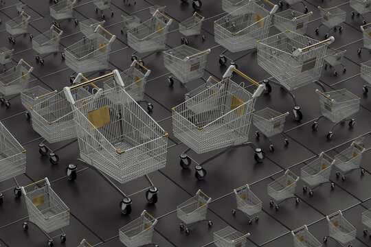 Shopping carts for Black Friday
