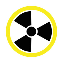 radiation icon vector