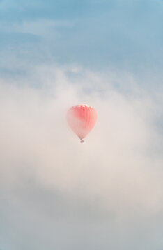 Hot air balloon clouds
