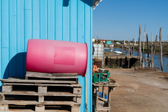 Rain water tank at cabin