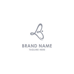 beautiful letter B logo for a cosmetic company