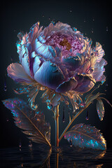 Rose, Flowers, Purple Flower_illustrations