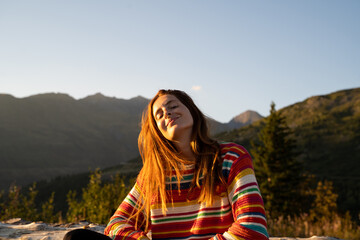 Smiley woman portrait