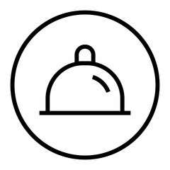 Food Circular line icon