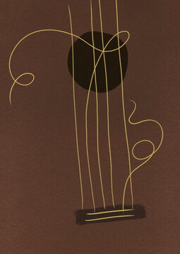 Playful Broken Guitar Strings