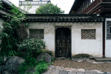 Yard of traditional Chinese house