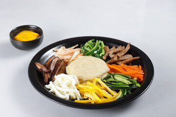 Gujeolpan or Platter of Nine Delicacies is a Beautiful and Nutritionally Well Balanced Dish, Served on Korean Traditional Holidays such as Lunar New Year and Other Special Occasians. 