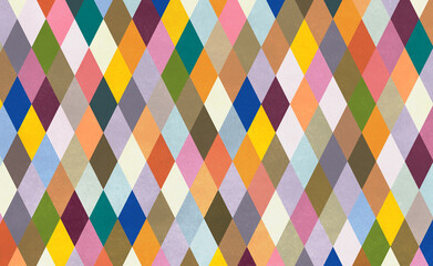 Colorful Diamond background pattern with subtle textures