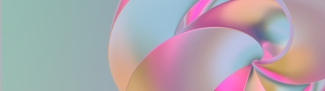 Bright color vortex.