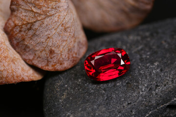 RUBY Red Gemstone Beauty Shot 
