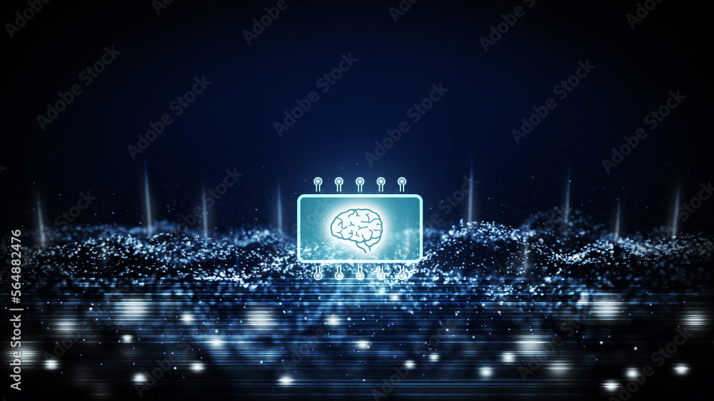 Poster intellectual chip processing technology that connects the management of the world's computing servic