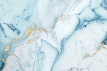 soft blue marble texture with gold streaks, generative ai composite