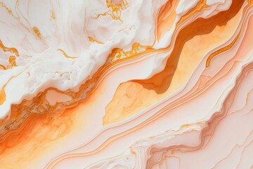 trendy orange marble texture background, generative ai composite