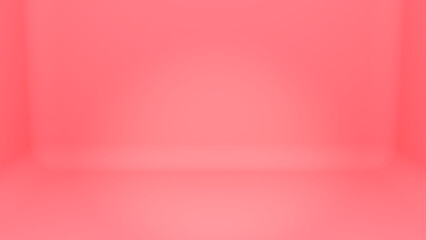 Obraz na płótnie Canvas Pink Background, Empty Room Background, Backdrop Background for mockup or visual production. 
