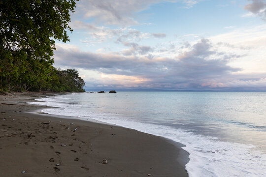 Osa Peninsula pan dulce beach wave on  Beach In Costa Rica