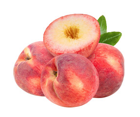 Peach isolated on transparent png
